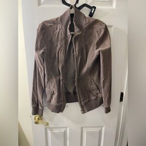 Rubbish Women's Tan Bomber Jacket